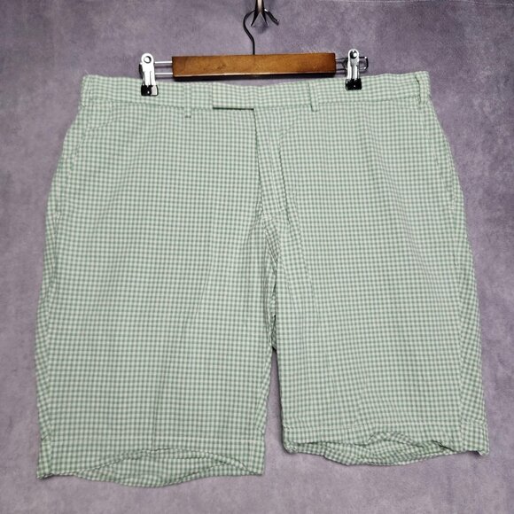 Polo Ralph Lauren Shorts Mens 38 Gingham Check Classic Preppy Casual - Picture 1 of 16